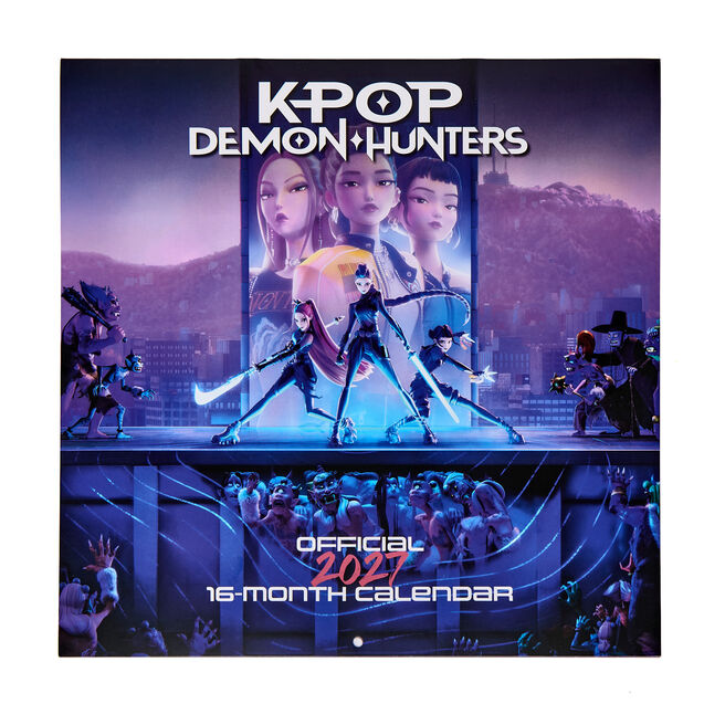 K-Pop Demon Hunters 2027 16-Month Square Calendar