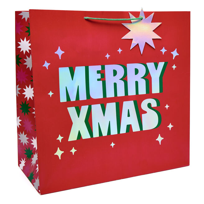 Merry Xmas Giant Square Gift Bag