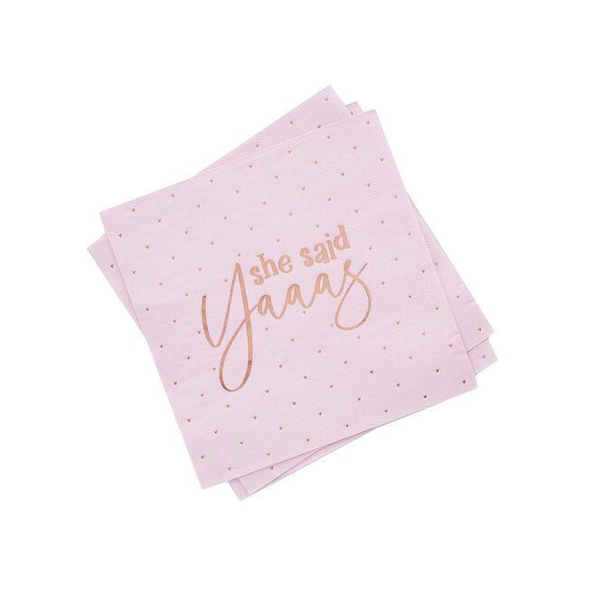 She Said Yaaas Paper Napkins - Pack of 16
