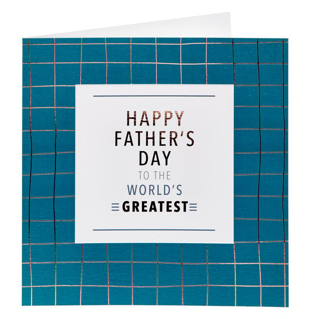 To The World's Greatest Any Recipient Father's Day Card