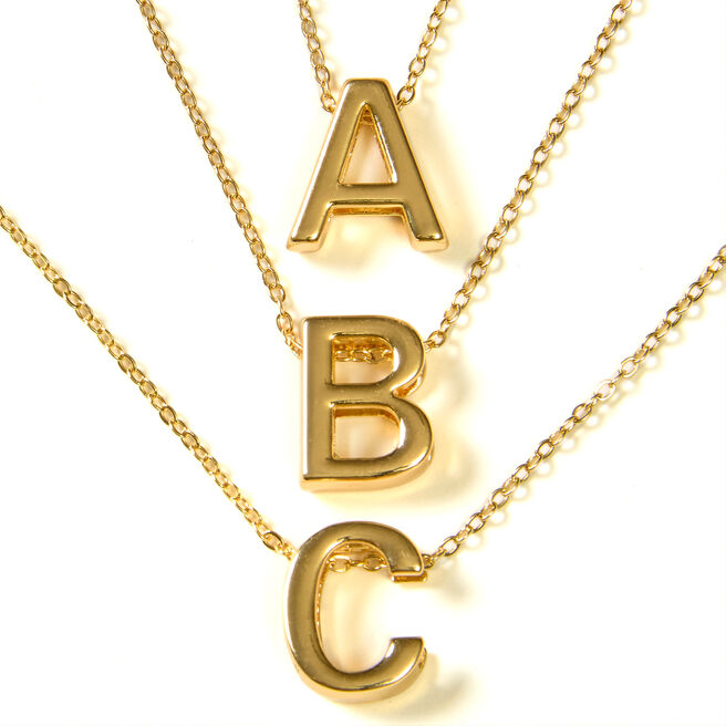 Pretty Personal Monogram Necklace - Choose Your Letter