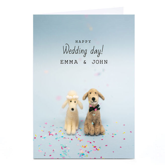 Personalised Lemon and Sugar Card - Happy Wedding Day