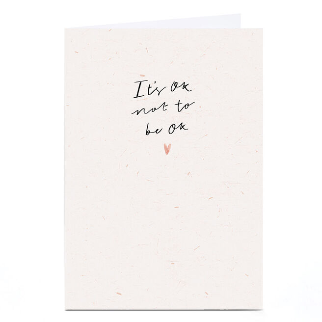 Macmillan Card It's Ok Not To Be Ok