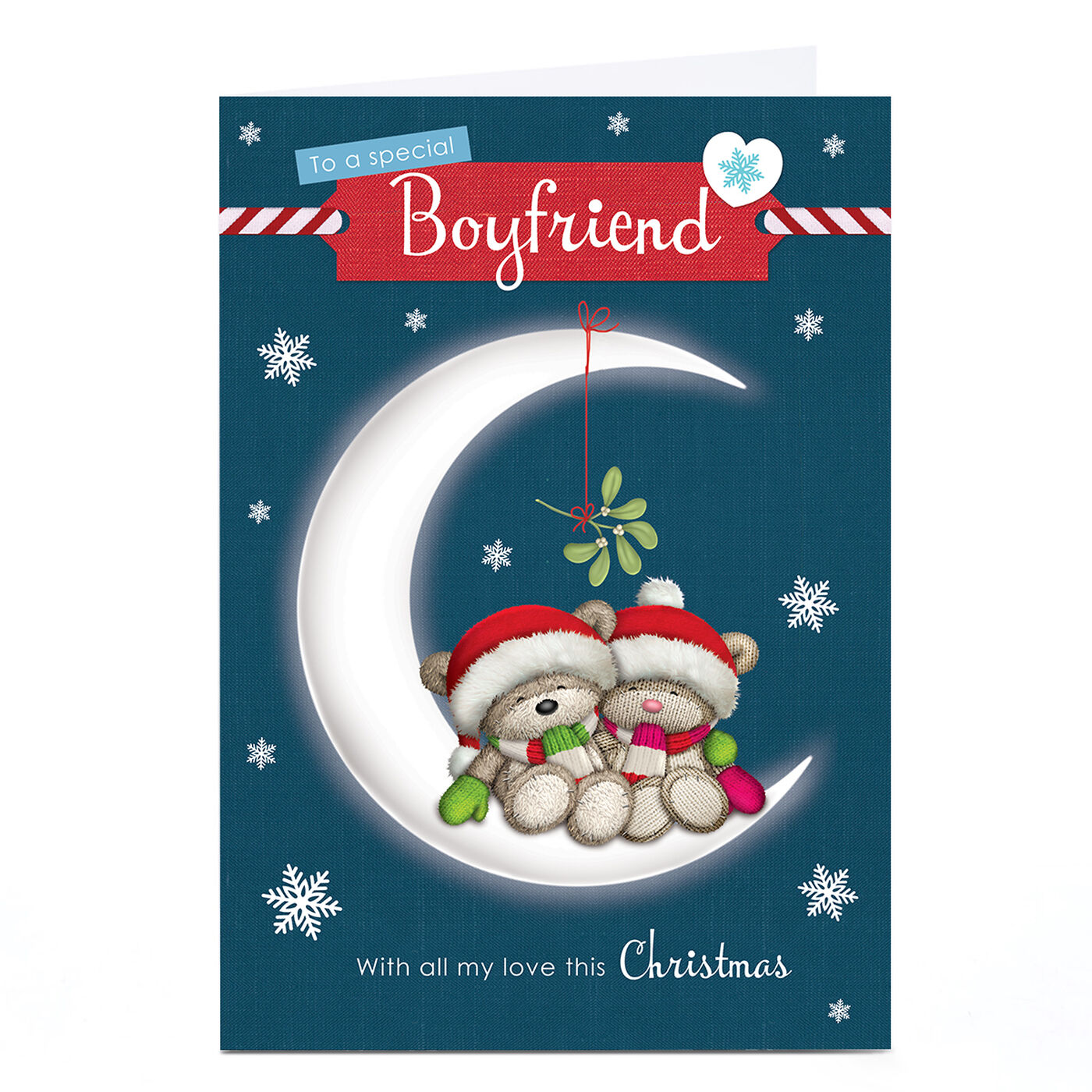 Buy Christmas Card - HUGS - Boyfriend for GBP 1.99 | Card Factory UK