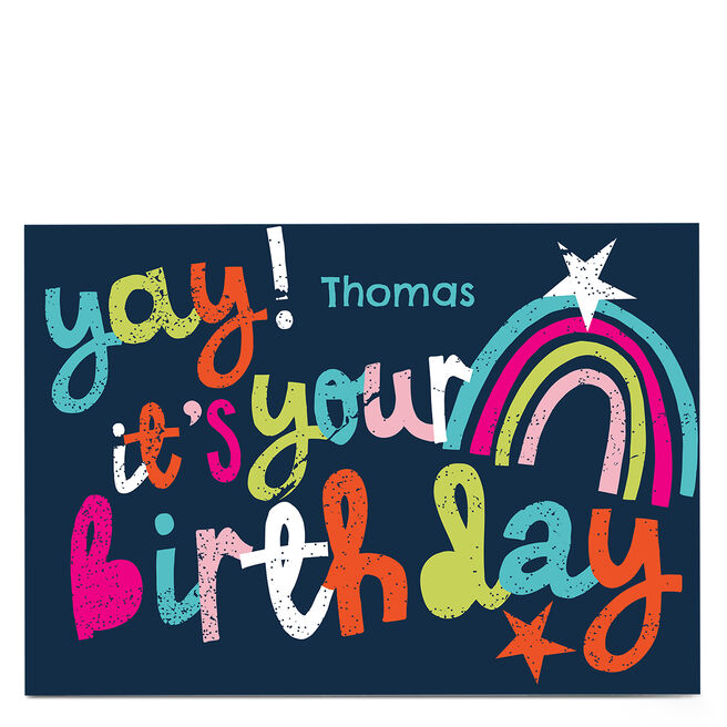 Personalised Bev Hopwood Card - It's Your Birthday