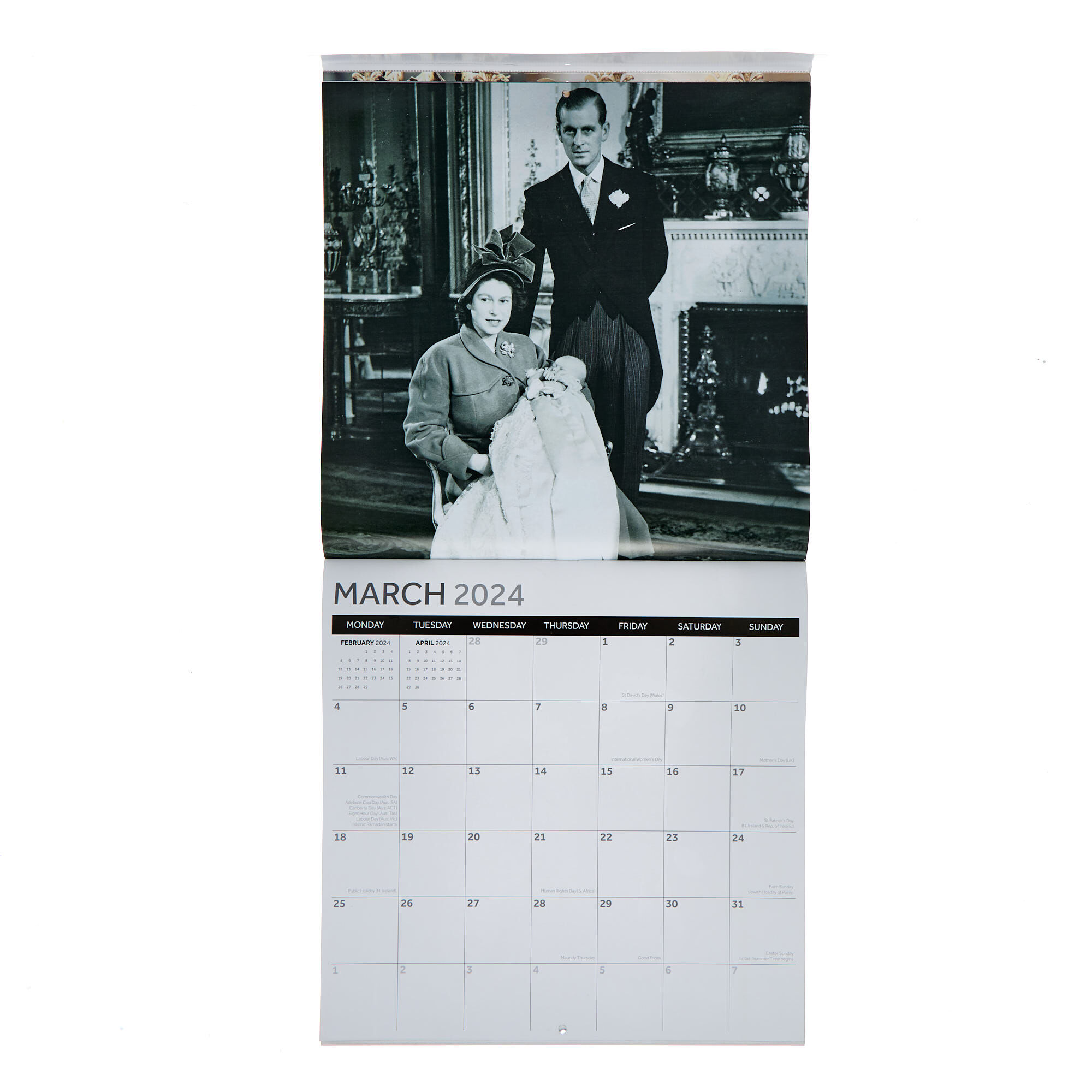 Queen Elizabeth II 2024 Calendar Buy Elizabeth \u0026 Philip 2024 Square Calendar for GBP 3.99 | Card