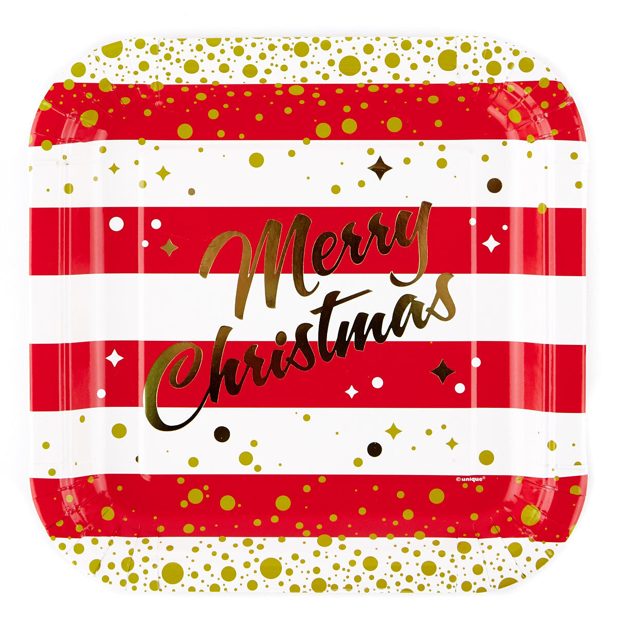 Buy Red Gold Christmas Party Tableware Bundle 16 Guests for GBP 10.99 Card Factory UK