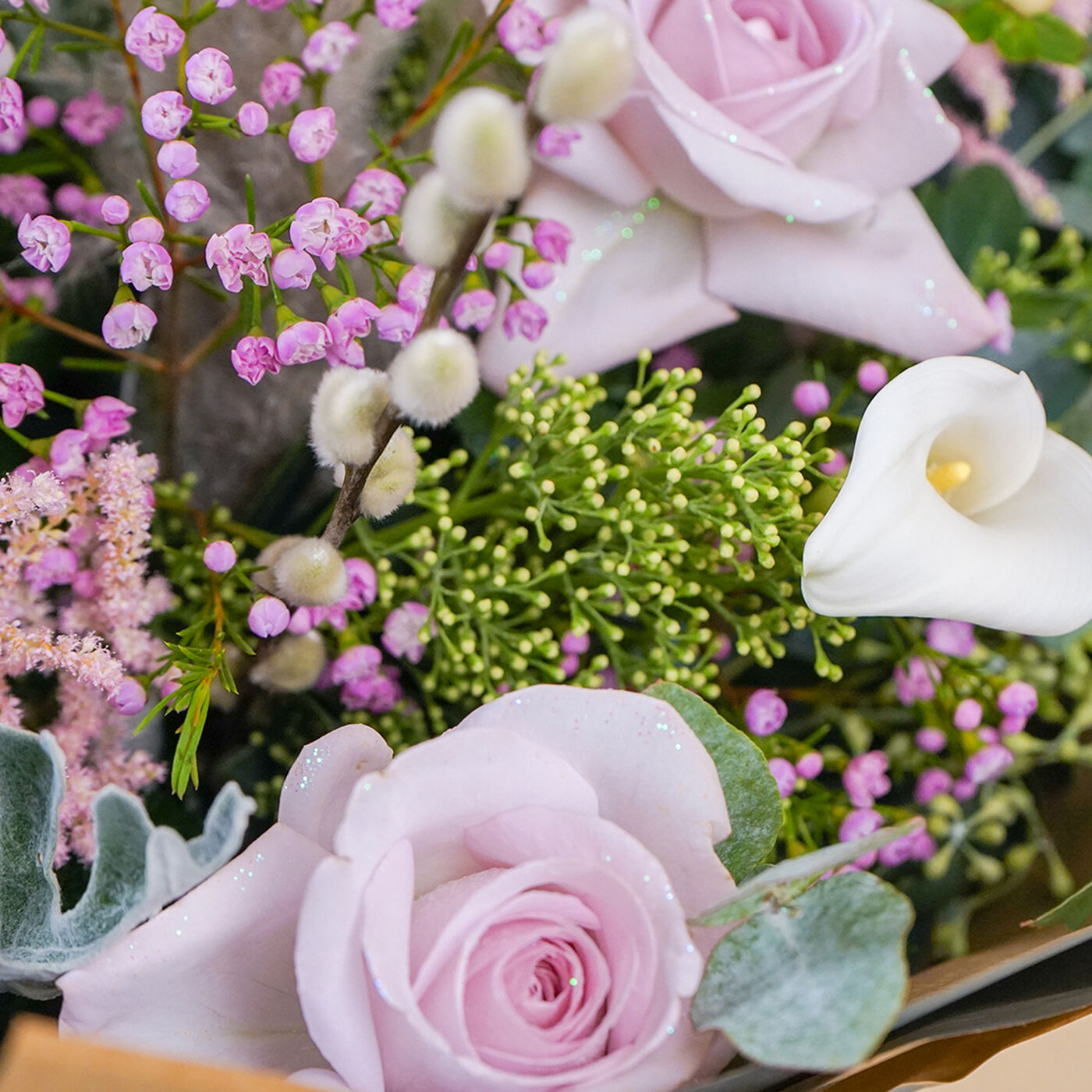 Buy Pink Frost Flower Bouquet Free Delivery for GBP 84.99 Card