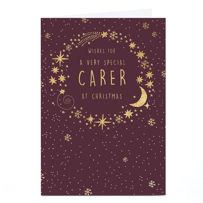 Christmas Card - A Very Special Carer At Christnas