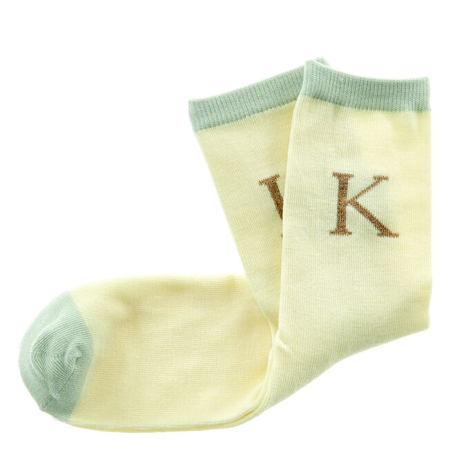 Letter K Socks