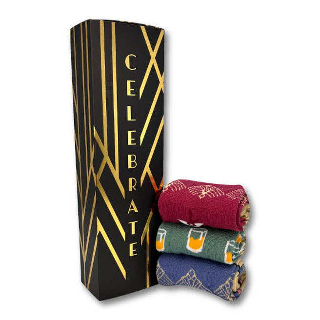 Unisex Celebrate Socks Gift Set - 3 Pairs