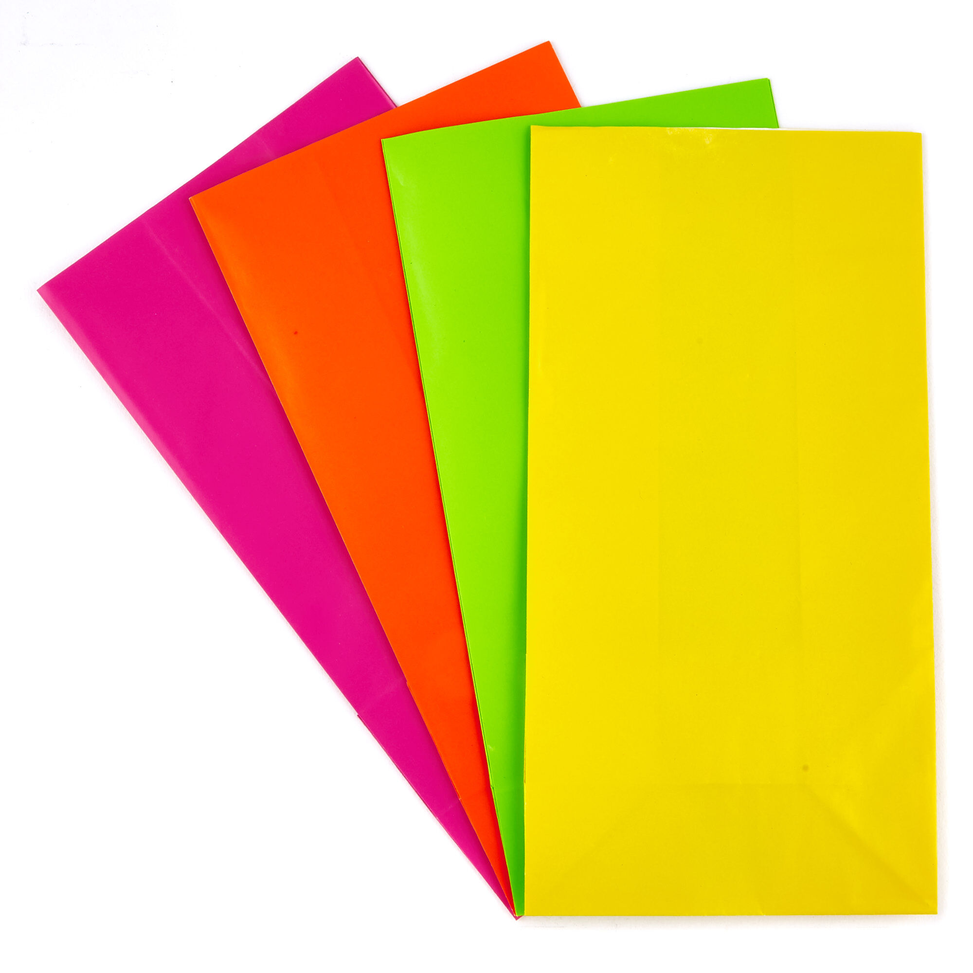 Buy Multi Coloured Paper Party Bags Pack Of 10 for GBP 2.49