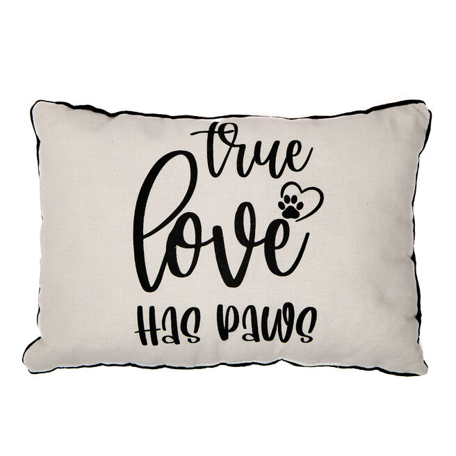 True Love Has Paws Cushion