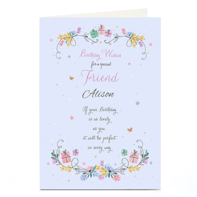 Personalised Birthday Card - As Lovely As You