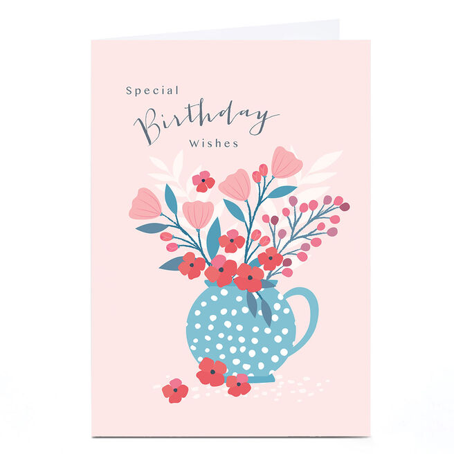 Personalised Klara Hawkins Birthday Card - Special Wishes