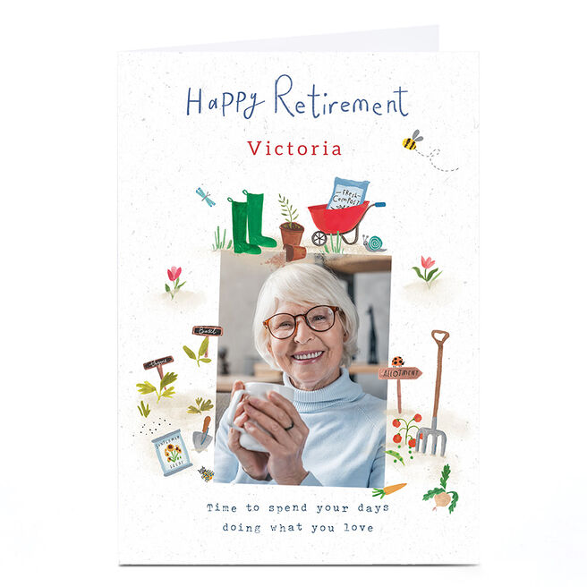 Photo Retirement Card - Doing What You Love