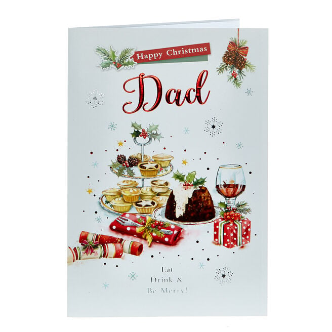 Christmas Card - Dad, Eat, Drink And Be Merry!