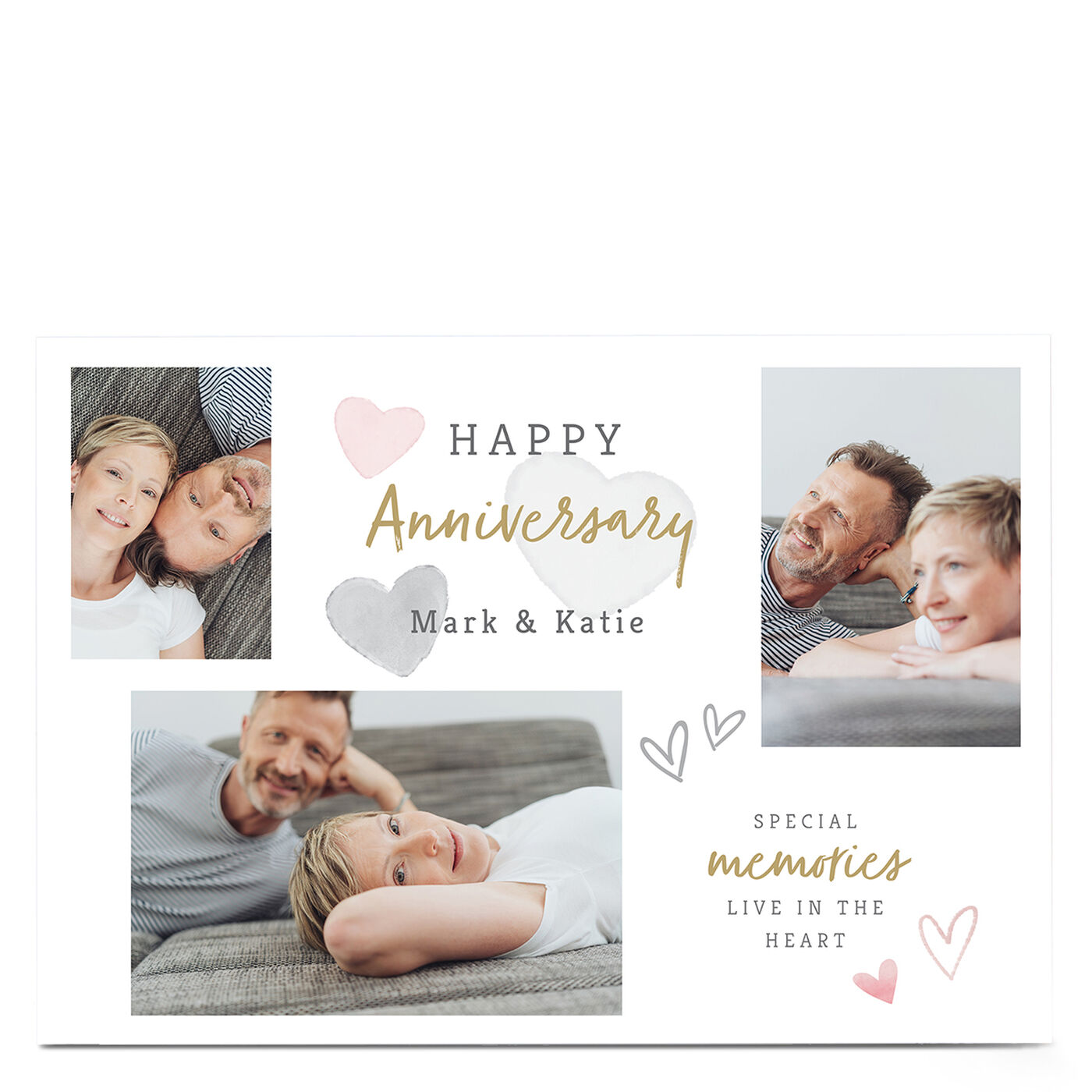 Buy Photo Anniversary Card Memories Live in The Heart for GBP 1.79