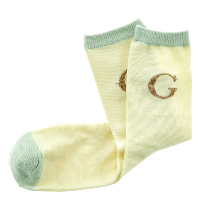 Letter G Socks
