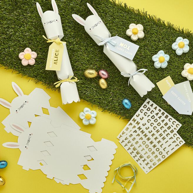 Easter Bunny Customisable DIY Crackers - Pack of 6