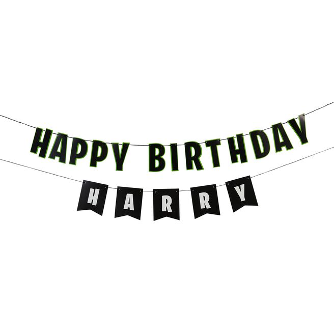 Happy Birthday Customisable Card Banner