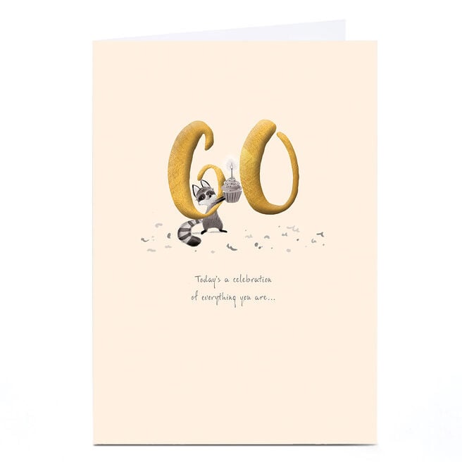 60th Birthday Card - Celebration of Everything You Are
