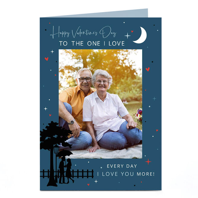 Personalised Valentine's Day Card - Every Day I Love You More, One I Love