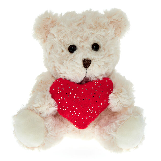 Small Bear With Heart Soft Toy