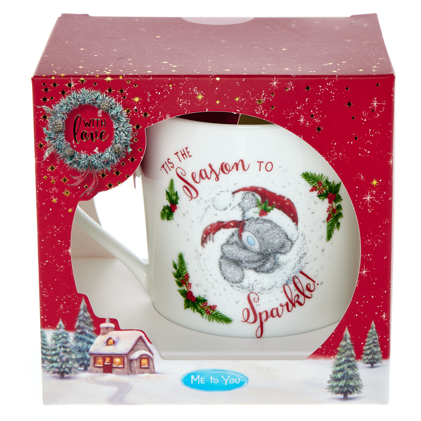 Me to You - Biglietto di auguri di compleanno Tatty Teddy con palloncini per feste, collezione ufficiale