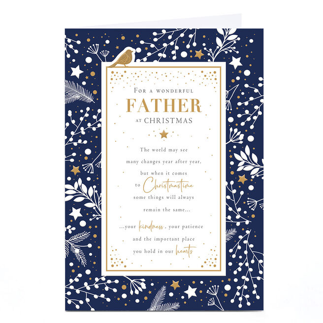 Christmas Card - A Wonderful Father At Christmas