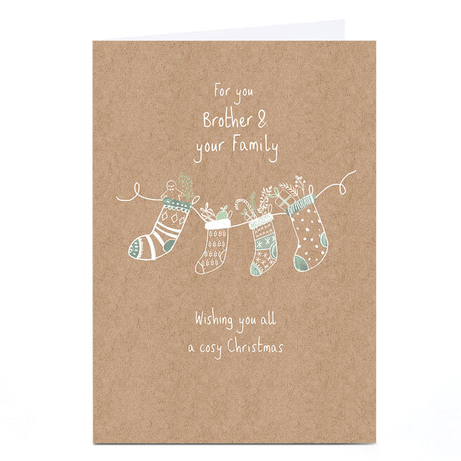 Christmas Card - Brother & Your Family