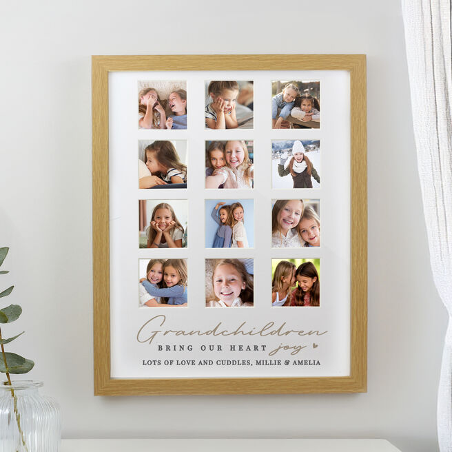 Personalised Multi-Insert Grandchildren Photo Frame