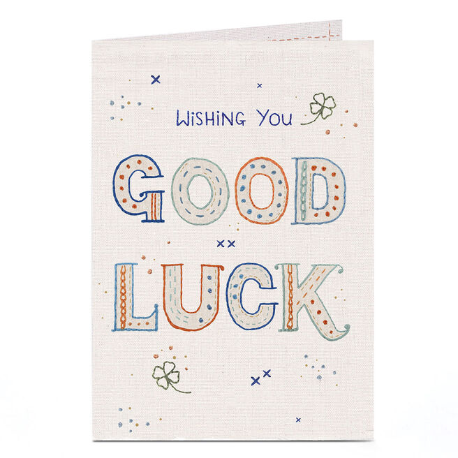 Good Luck Card - Cross Stitch Luck