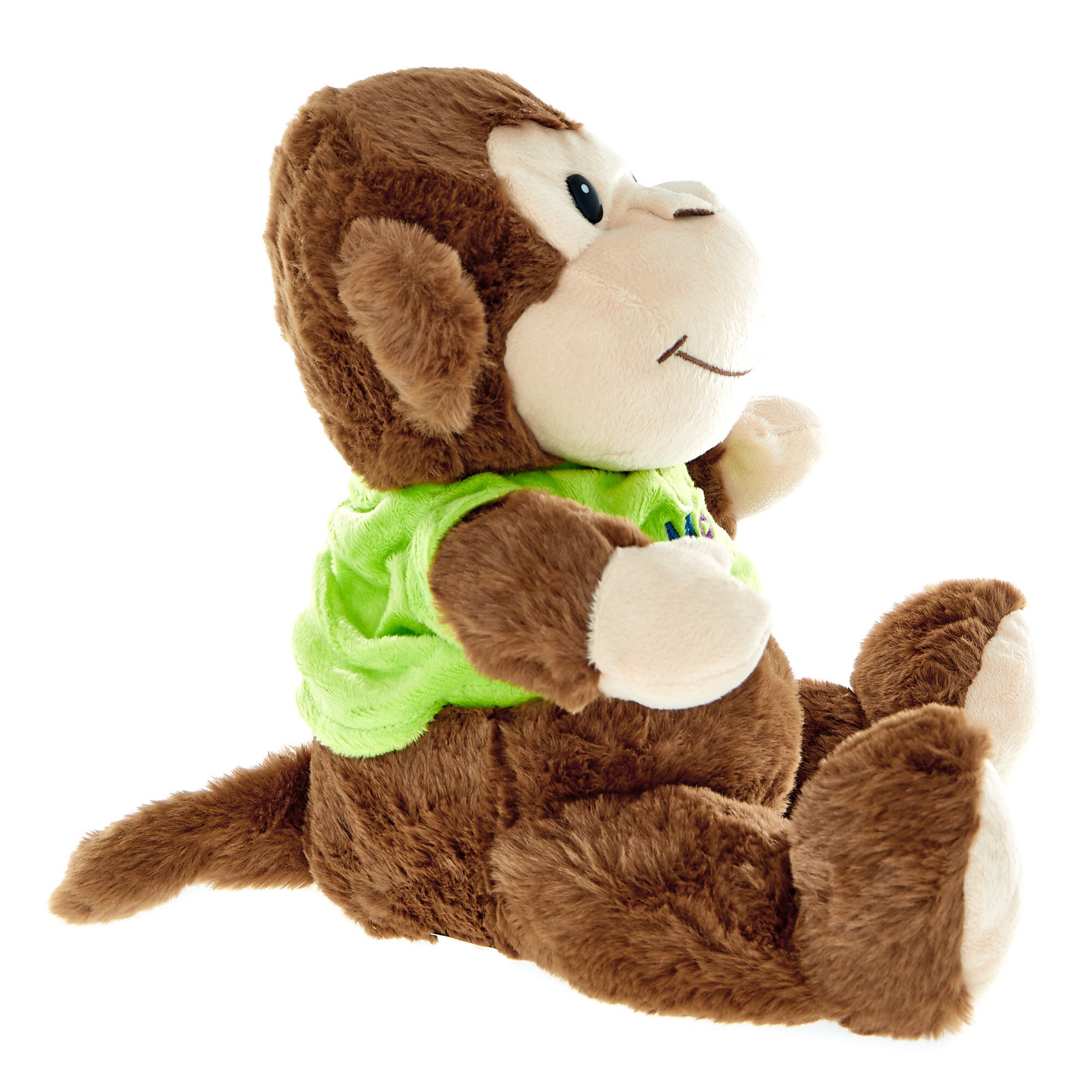 Card Factory Monkey Brown Chimp Soft Toy cuddles collection 12" chimp daddy bear 