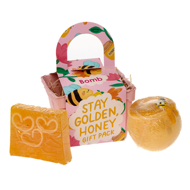 Bomb Cosmetics Stay Golden Honey Punnet Gift Pack