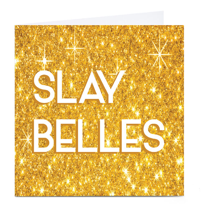 Personalised StreetGreets Christmas Card - Slay Belles