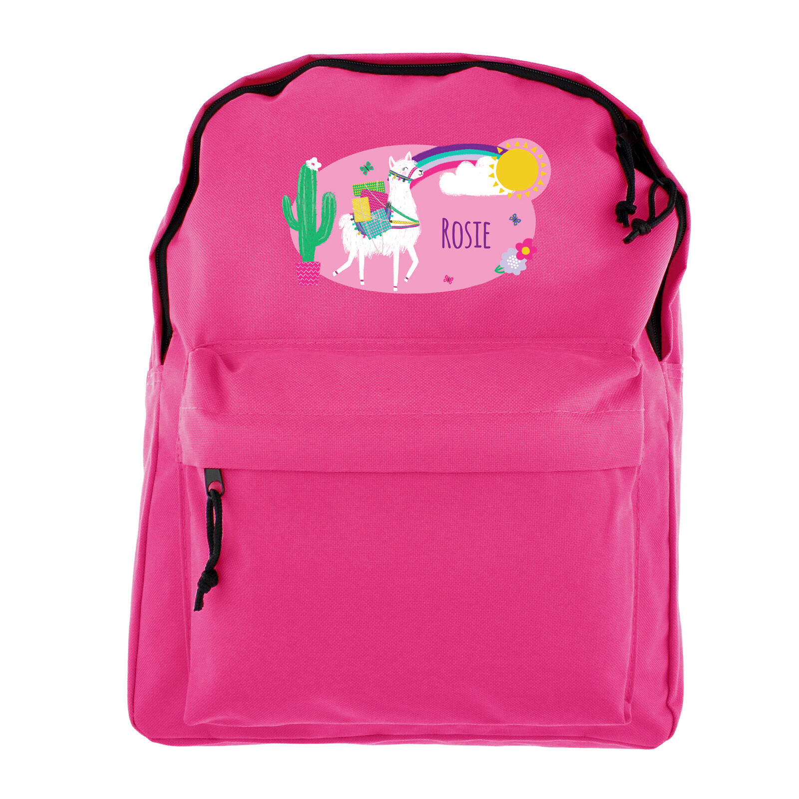 Personalised Llama Kids Gift Tote Bag School Bag Nursery Bag Kids Tote Llama Birthday Gift Childs Name Bag Llama Gift