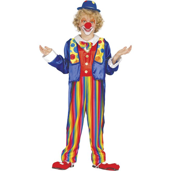 Clown Boy Children's Fancy Dress Costume 