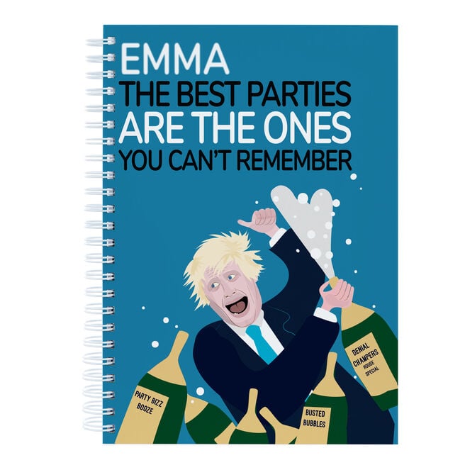 Personalised Notebook - The Best Parties...
