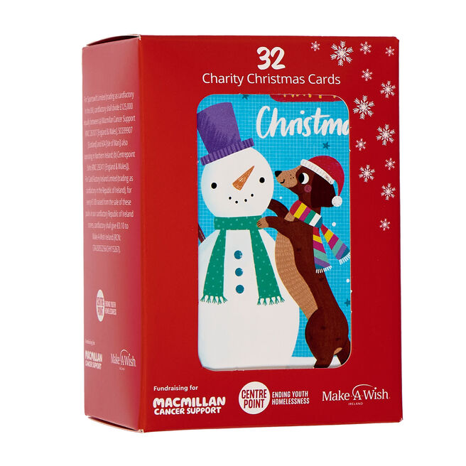 32 Mini Cute Animals Charity Christmas Cards