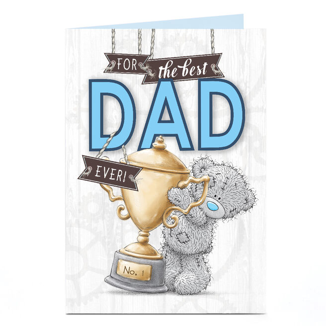 Personalised Tatty Teddy Father's Day Card - Best Dad Ever