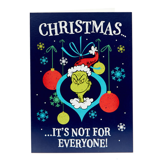 The Grinch Christmas Card - It's Not For Everyone