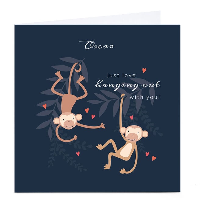 Personalised Klara Hawkins Card - Hanging Out With You 