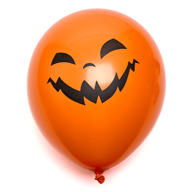 Illooms Light Up Pumpkin Latex Balloons - Pack of 5 