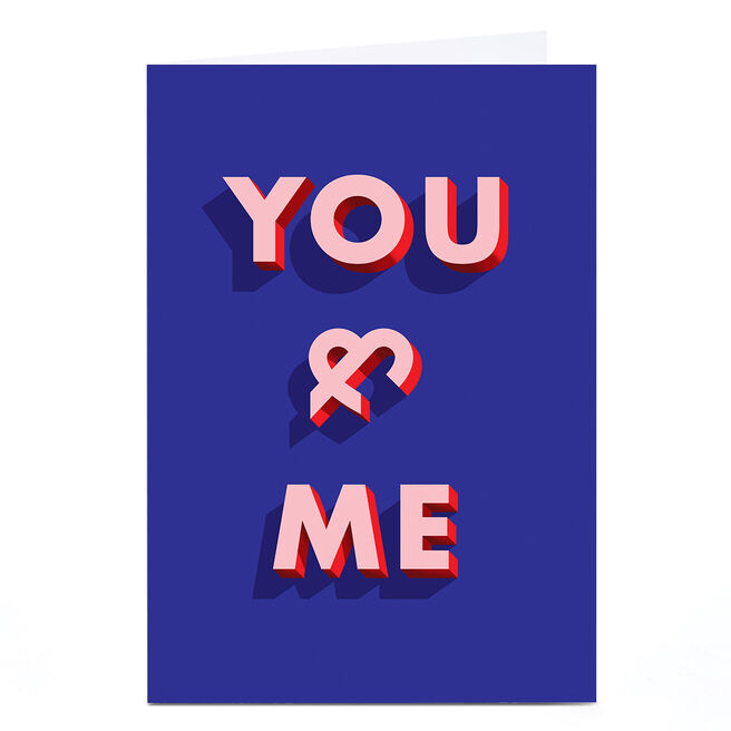 Personalised Jamie Nash Card - You & Me
