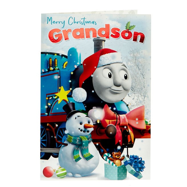 Thomas & Friends Christmas Card - Grandson