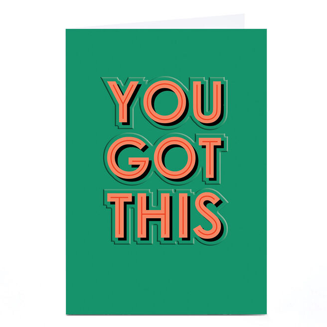 Good Luck Card - You Got This