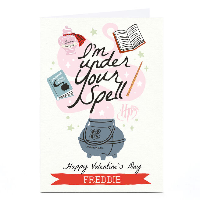 Personalised Harry Potter Valentine's Day Card - Under Your Spell