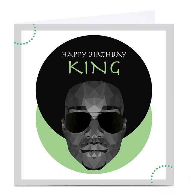 Personalised Leanne Creative Card - Happy Birthday King