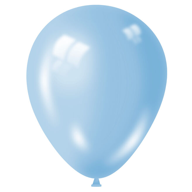 Light Blue Latex Balloons - Pack Of 50